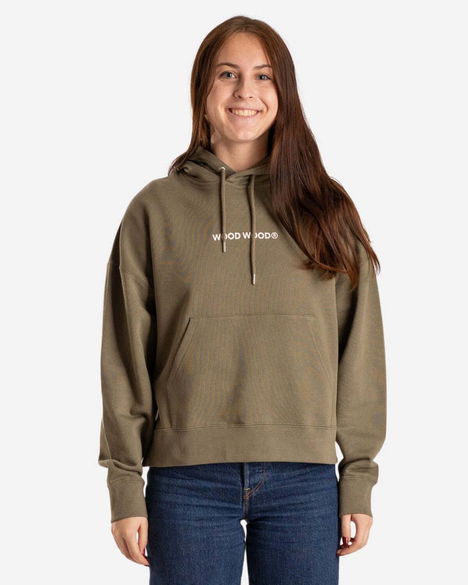 Mary logo hoodie - Dusty Green