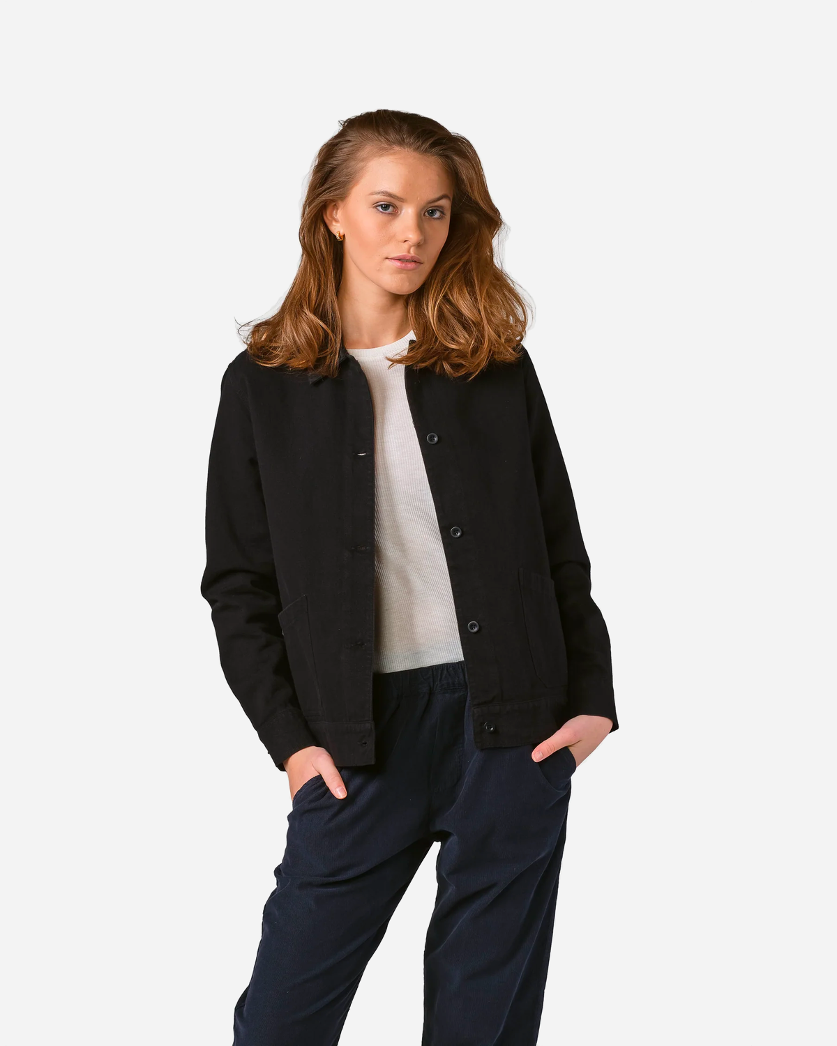 Rita Twill Jacket - Black