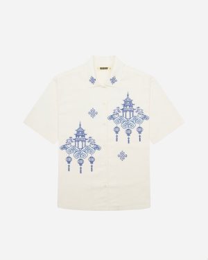 W Banks Tempel Shirt - Off White