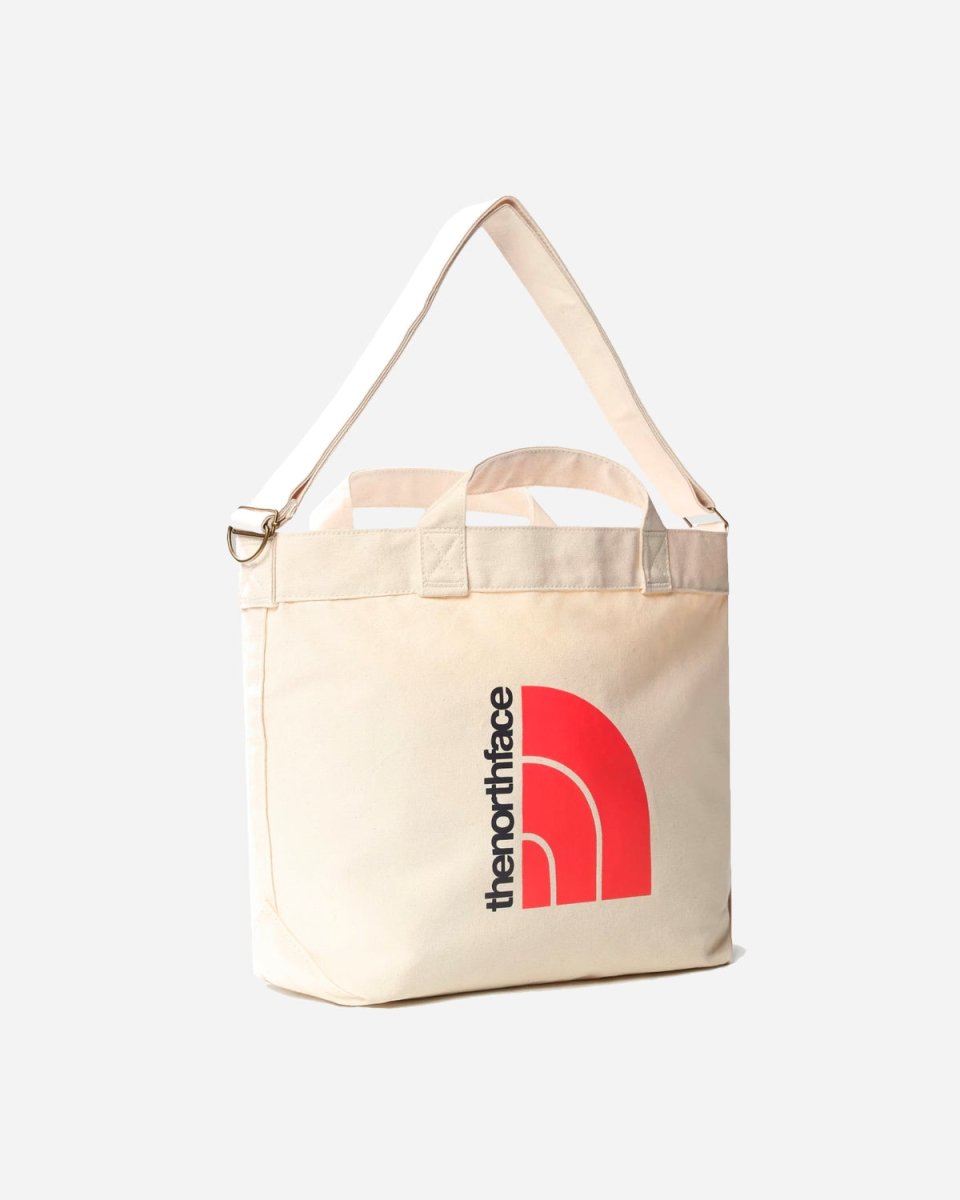 Adjustable Cotton Tote - Weimaraner Brown Large Logo Print Mode
