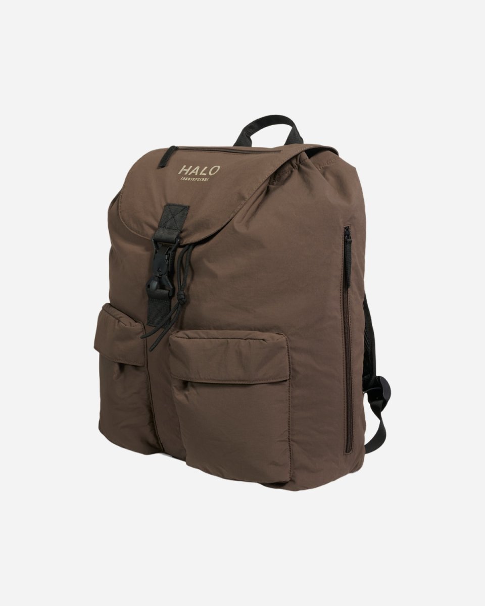 Halo Nylon Backpack - Major Brown