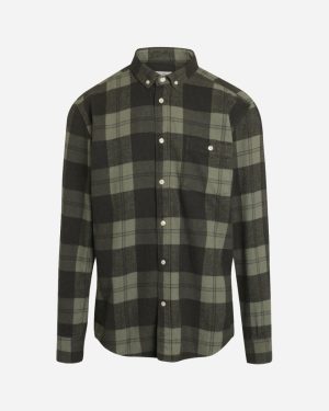 Nikolaj shirt - Olive/Black