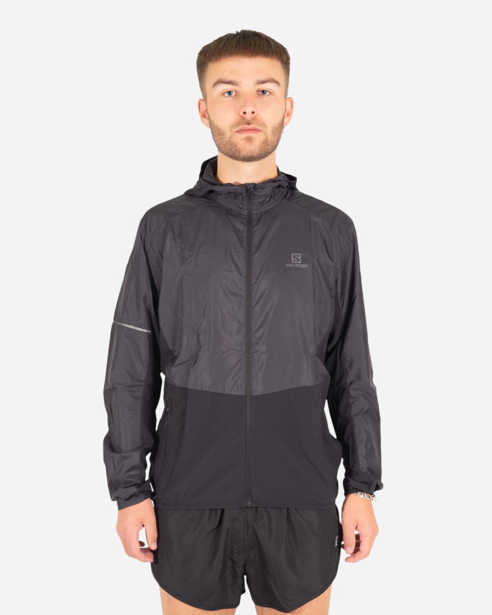 AGILE FZ HOODIE M - Black