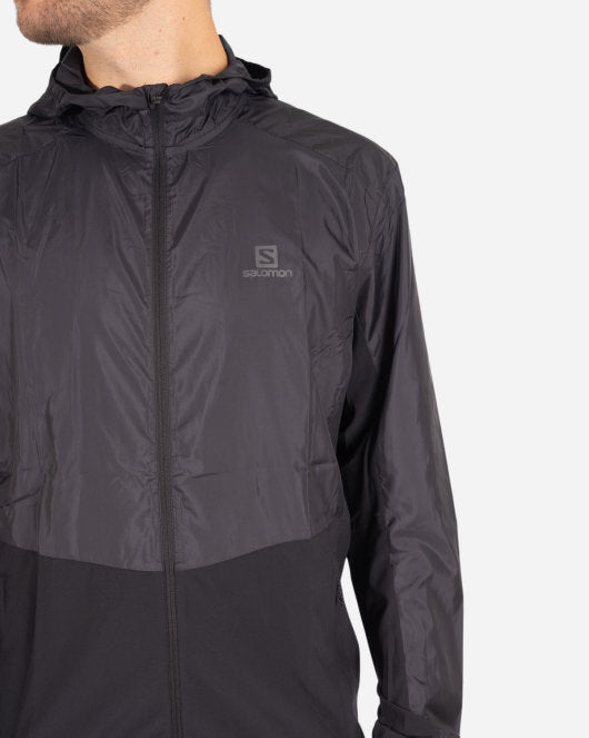 AGILE FZ HOODIE M - Black