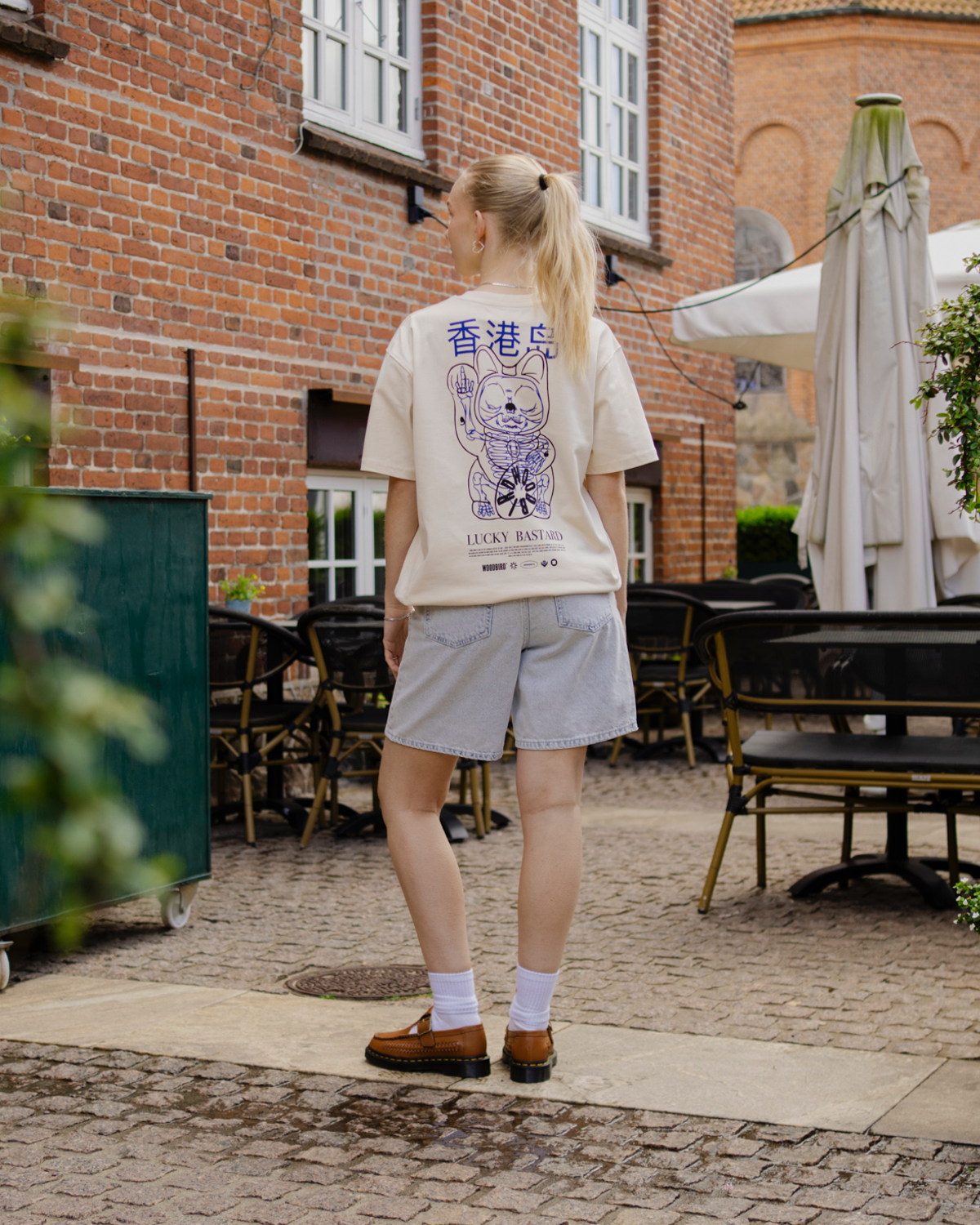 baine-bastard-tee-off-white-navy_1.png Baine Bastard Tee - Off White/Navy