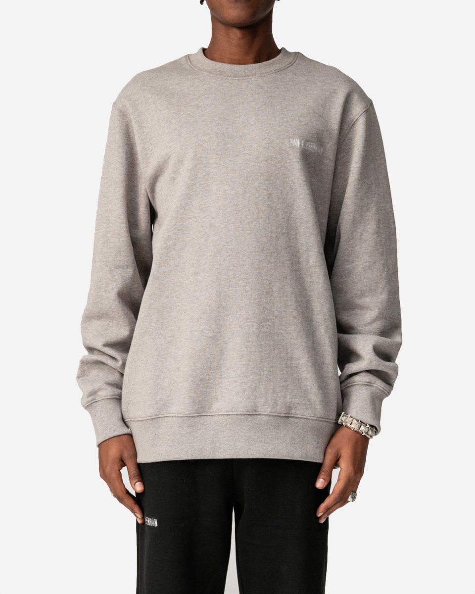 Casual Crew - Light Grey Melange Logo Online nu