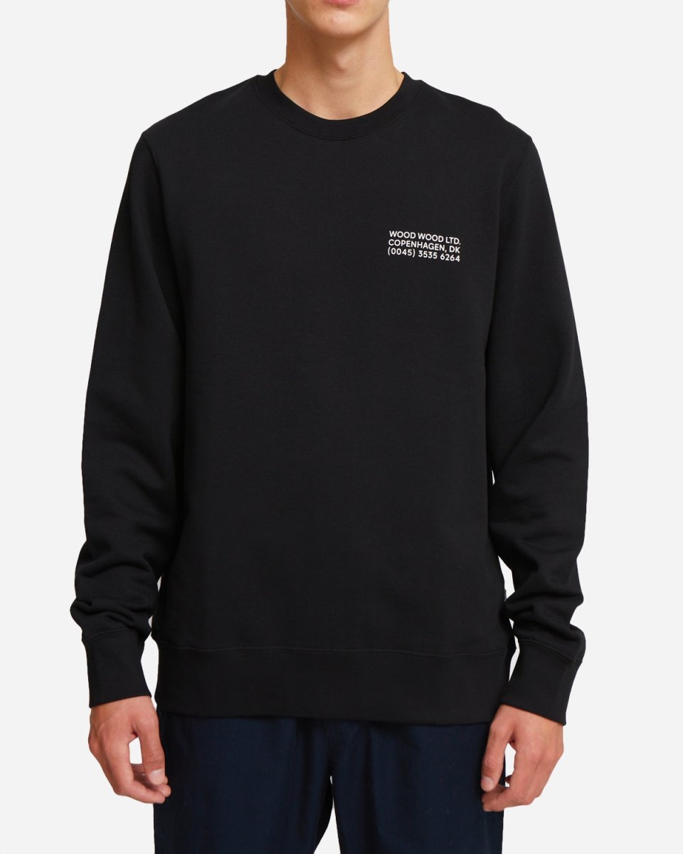 Hugh info sweatshirt - Black