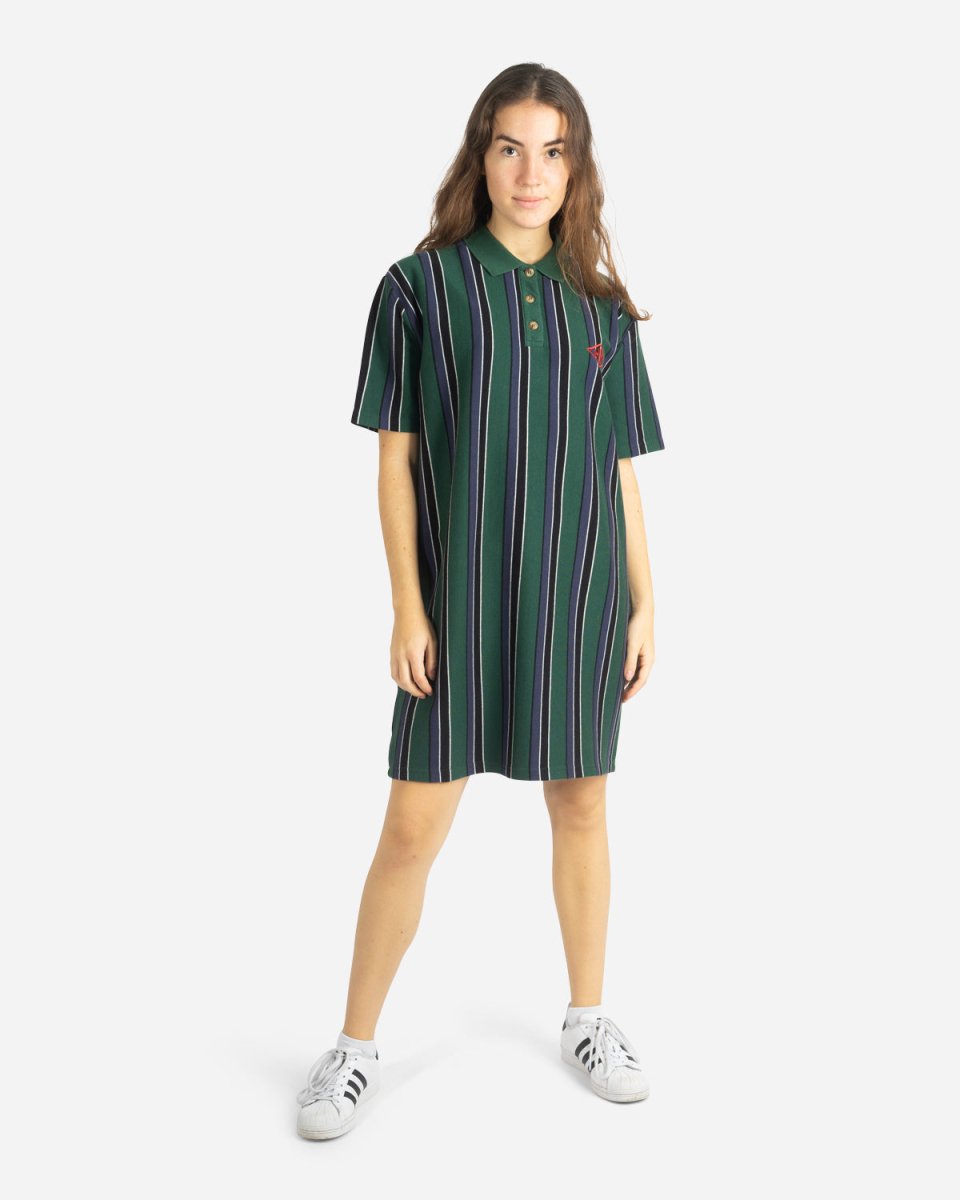 Polo Dress - Faded Green