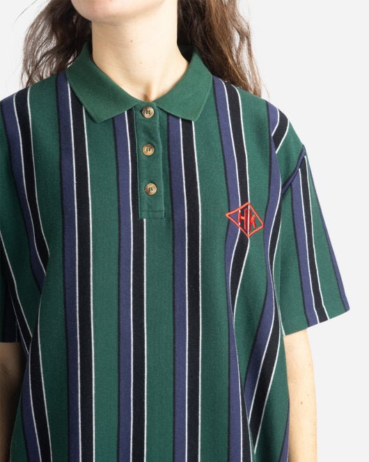 Polo Dress - Faded Green