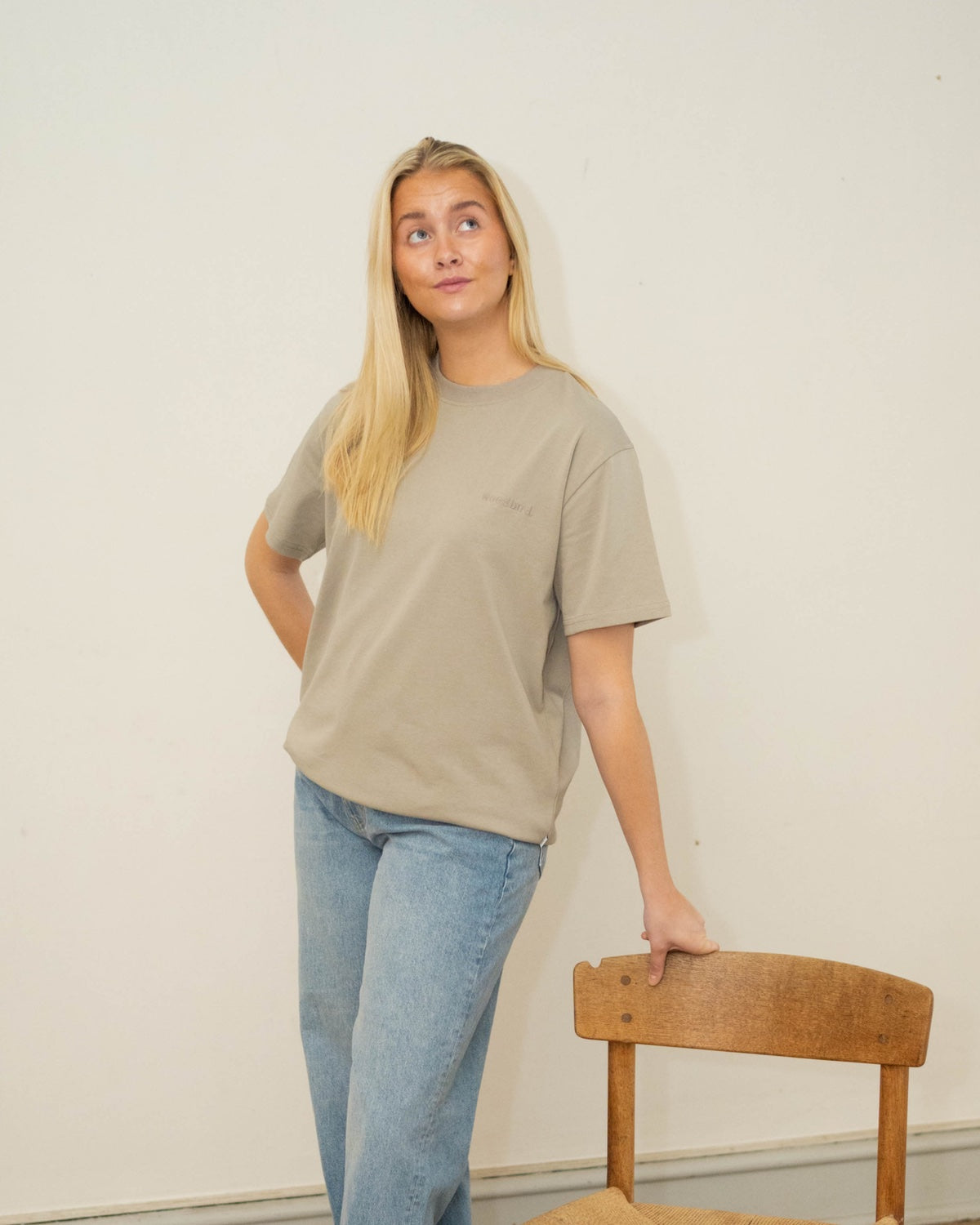 Baine Base Tee - Light grey