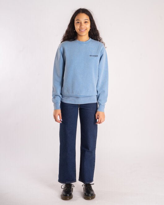 Bulky Crew - Faded Blue