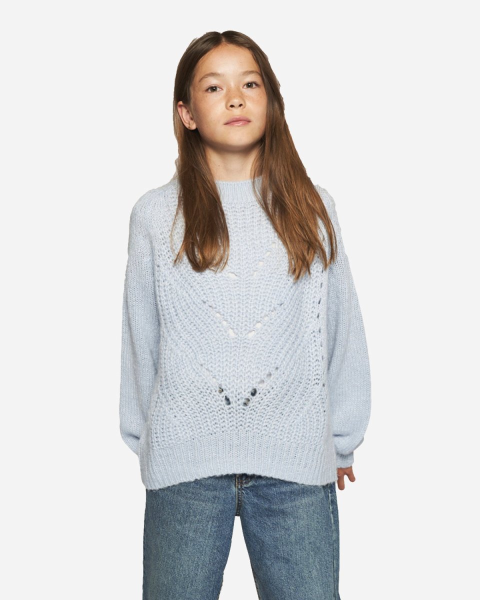 Teen Mall Knit - Light Blue