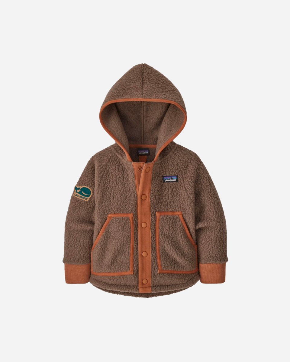 Baby Retro Pile Jacket - Topsoil Brown