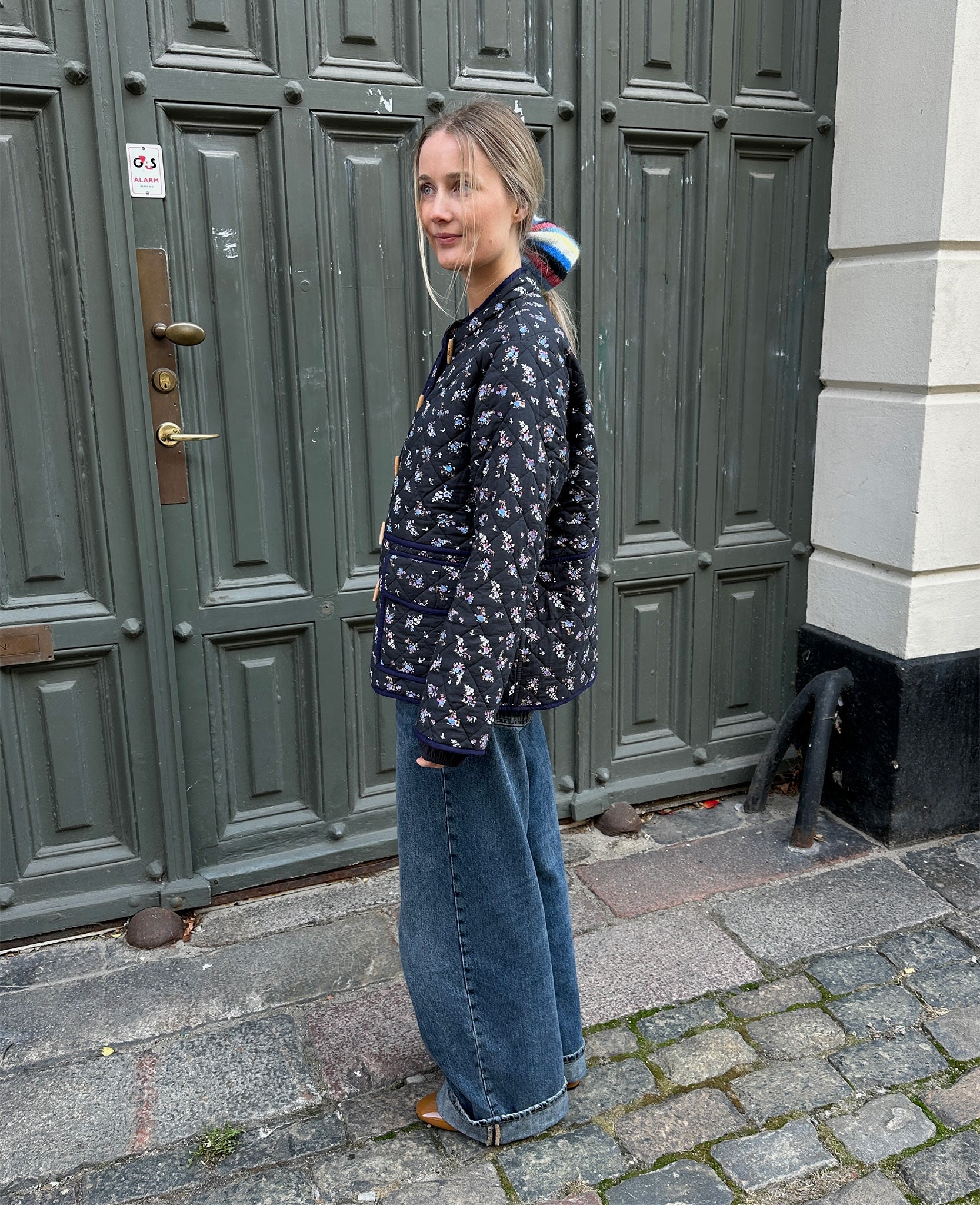 Adriane Jacket - Floral Black