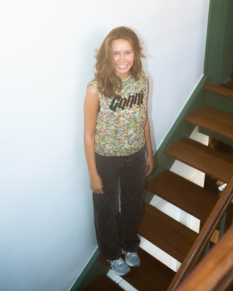 Cotton Rope Vest - Multicolour Online nu