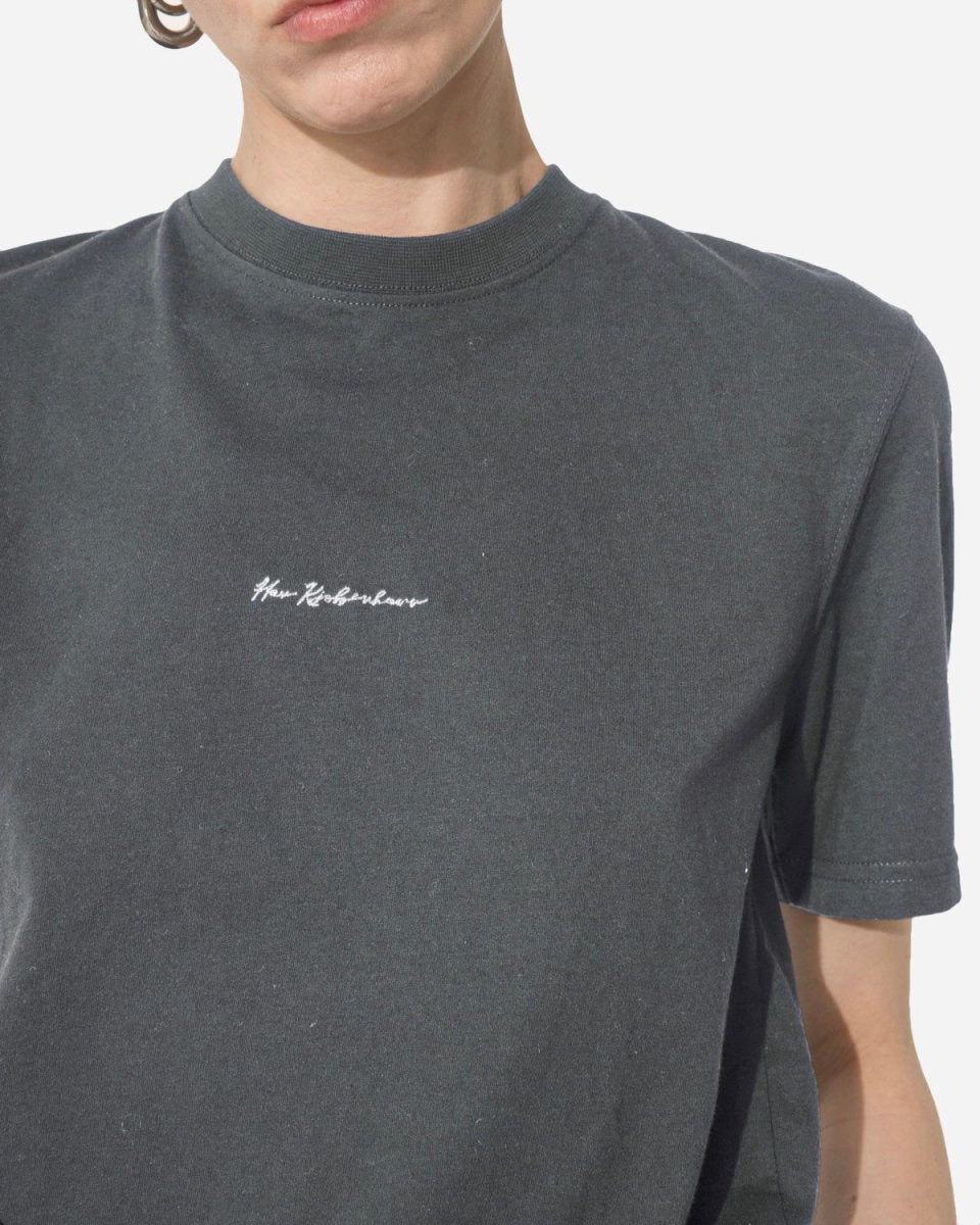 W Casual Tee Short Sleeve - Dark Grey Online nu