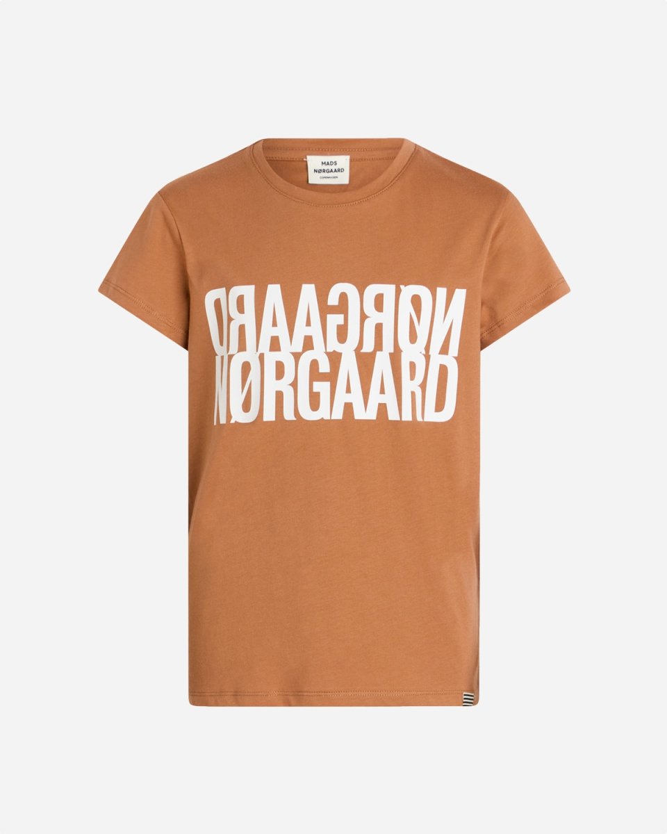 Single Organic Tuvina Tee - Pecan Brown