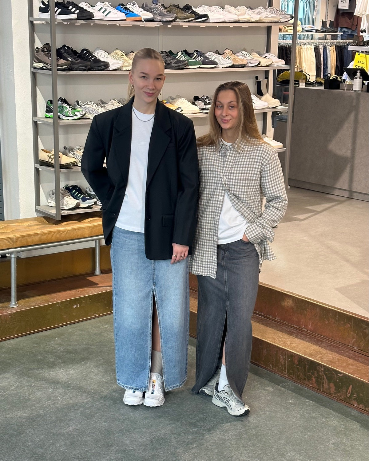 ankle-column-skirt-please-hold-blaa_3.jpg Ankle Column Skirt - Please Hold Blå