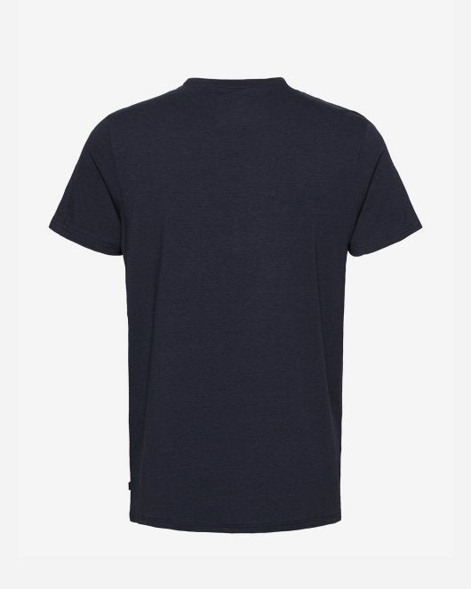 Bamboo R-Neck Tee - Navy
