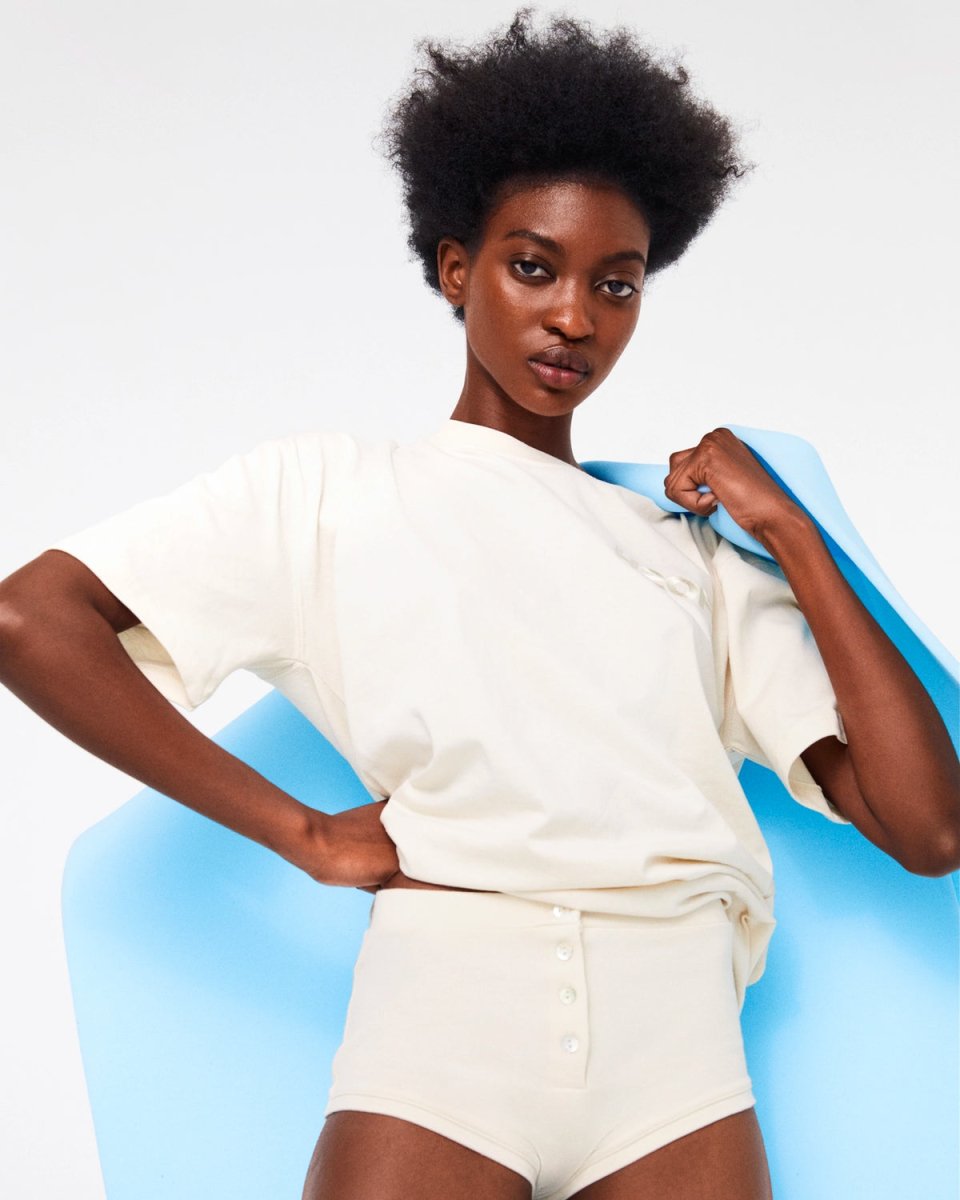 Cream Doctor Tee - Moonbeam Online Hot Salg
