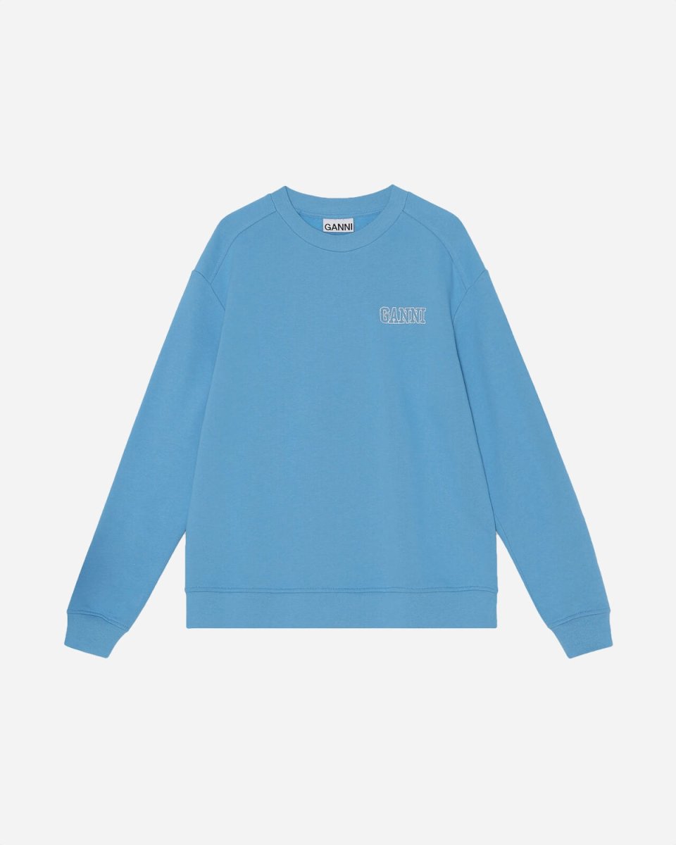 Drop Shoulder Sweatshirt - Azure Blue Online nu