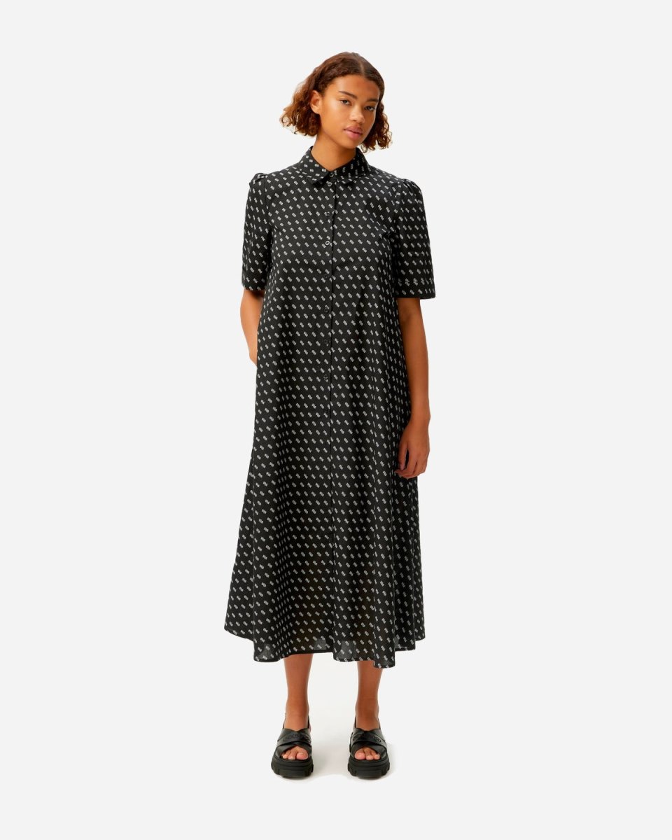 Gesja Dress - Black/White