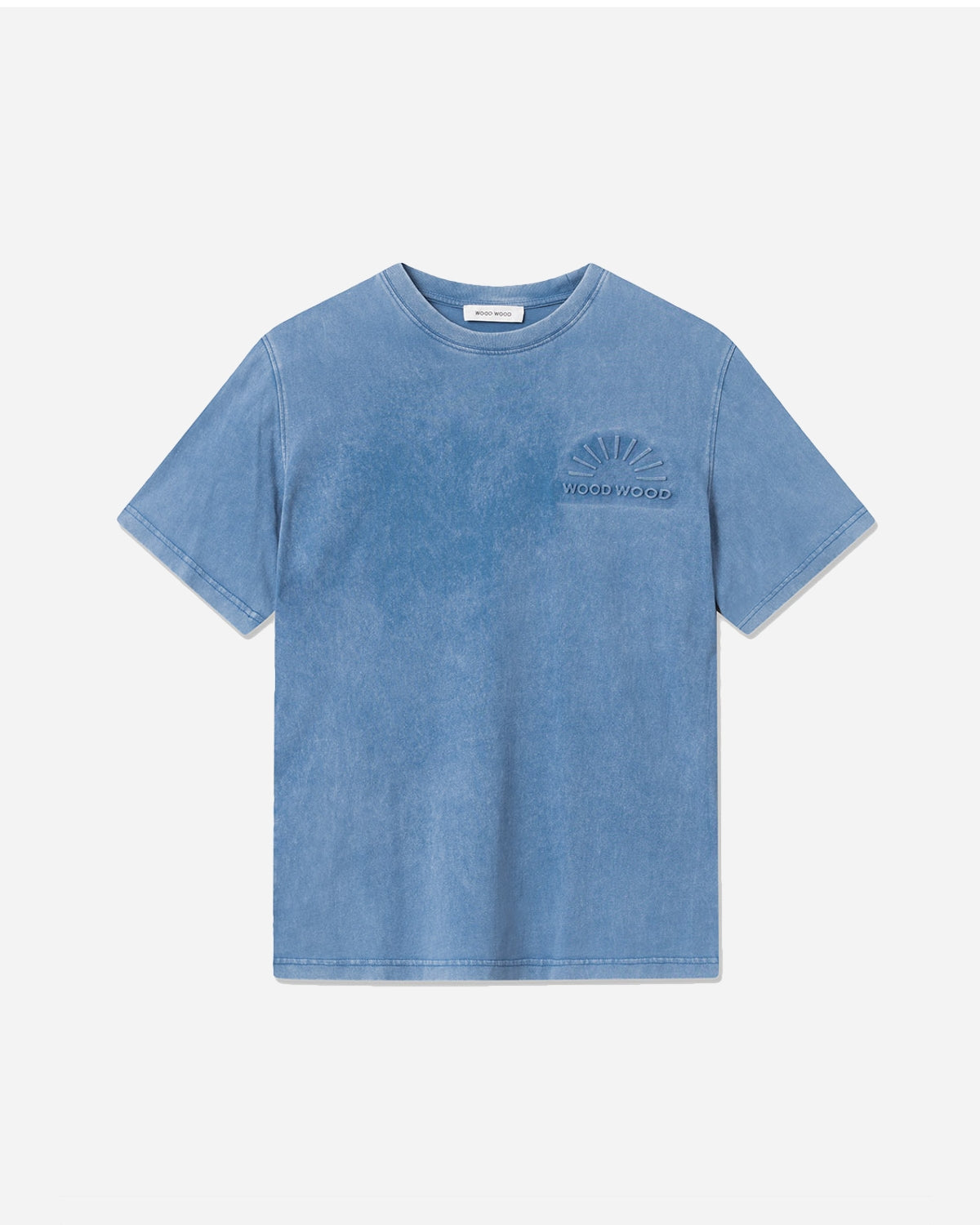 Sami Embossed T-Shirt - Dark Blue Online nu