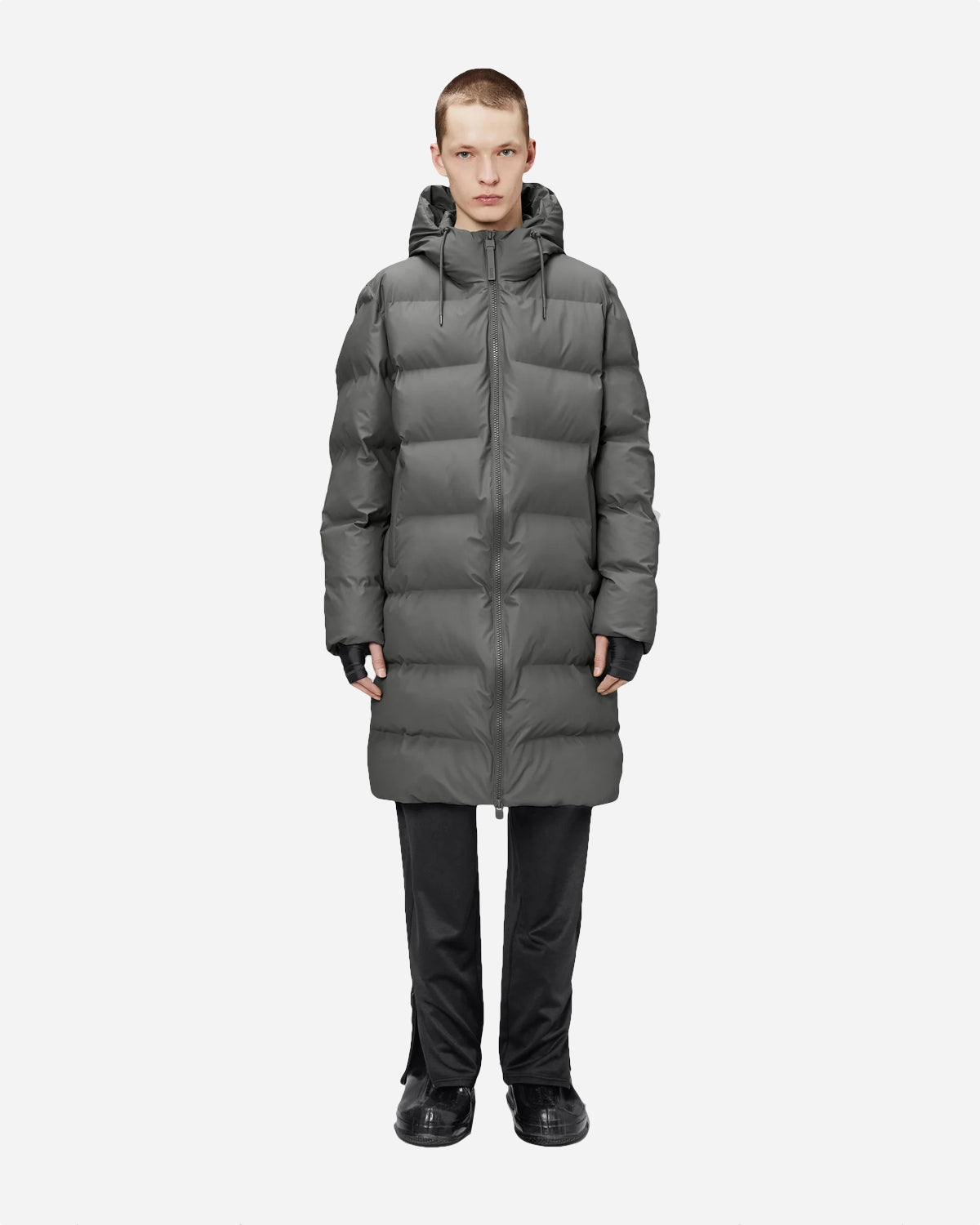 Alta Longer Puffer Jacket W3T4 - Grey Levere