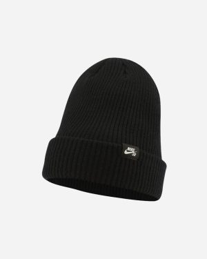 Fisherman Beanie - Black Udsalg