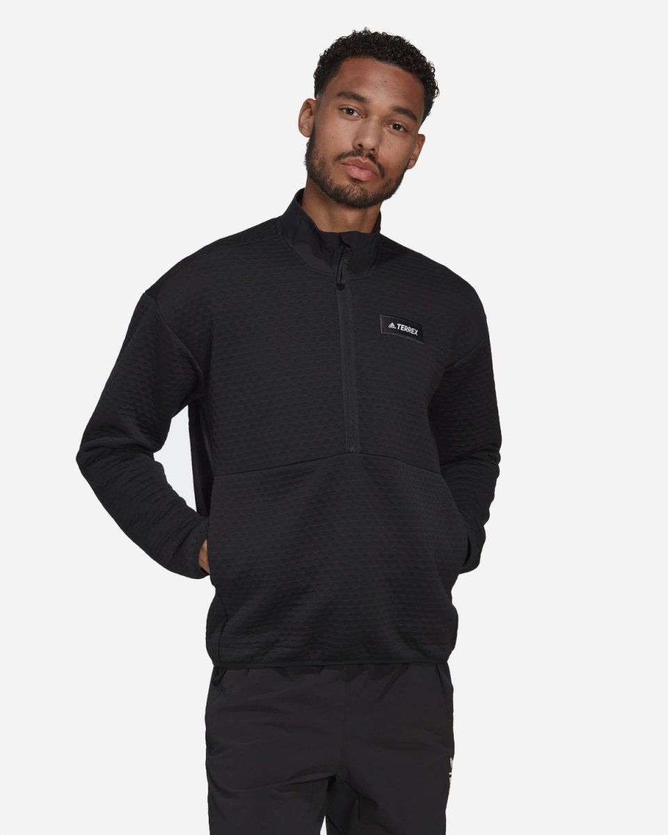 Hike Half-Zip Fleece - Black Hot på udsalg