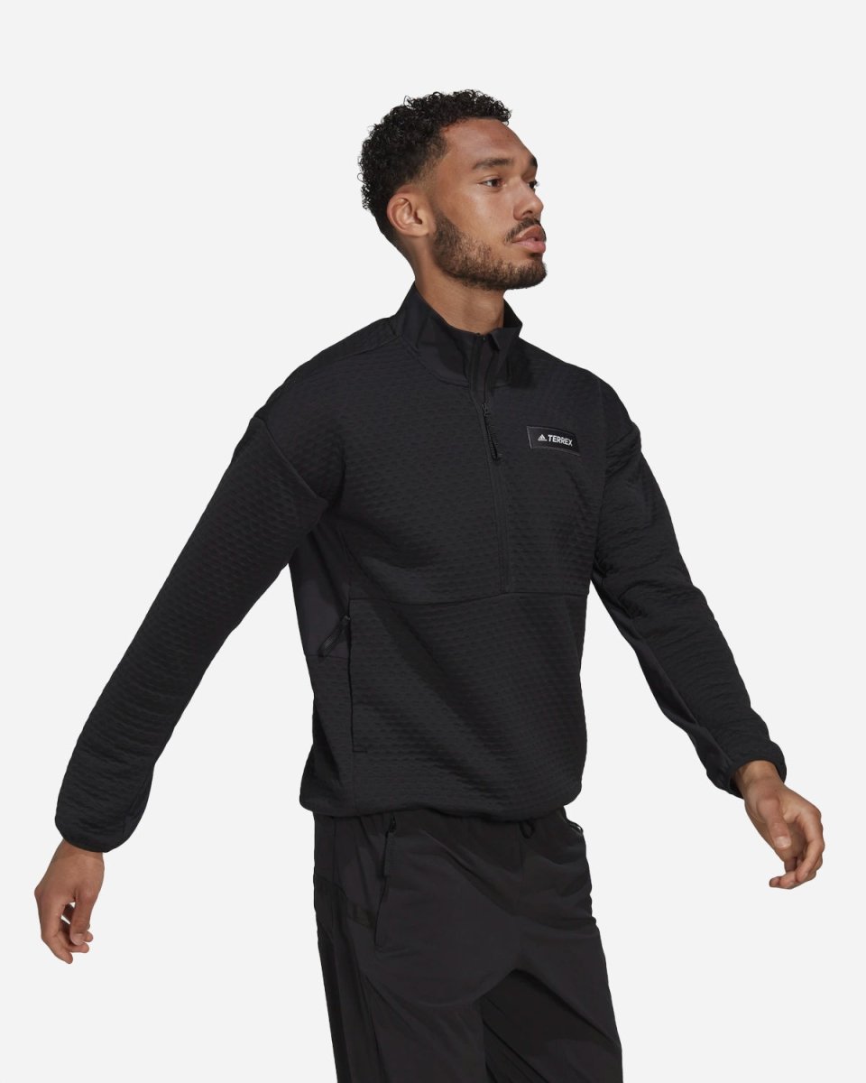 Hike Half-Zip Fleece - Black Hot på udsalg