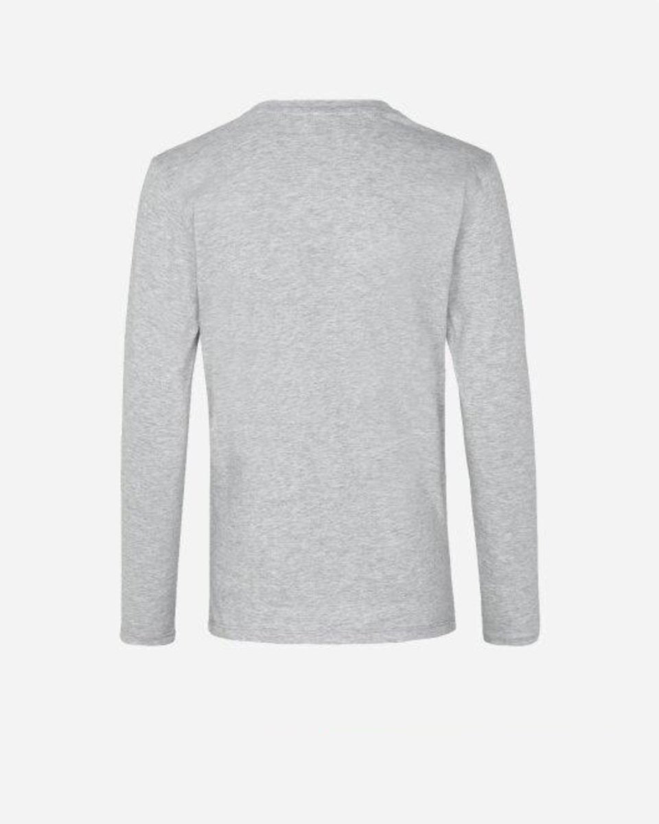 Jersey Dip Tuvina Long S Print - Grey Melange