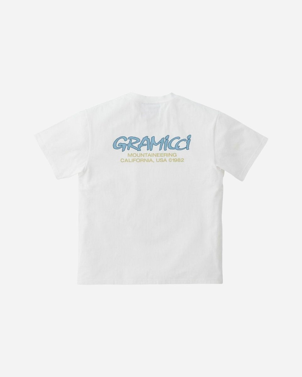 Mountaineering Tee - White/Blue