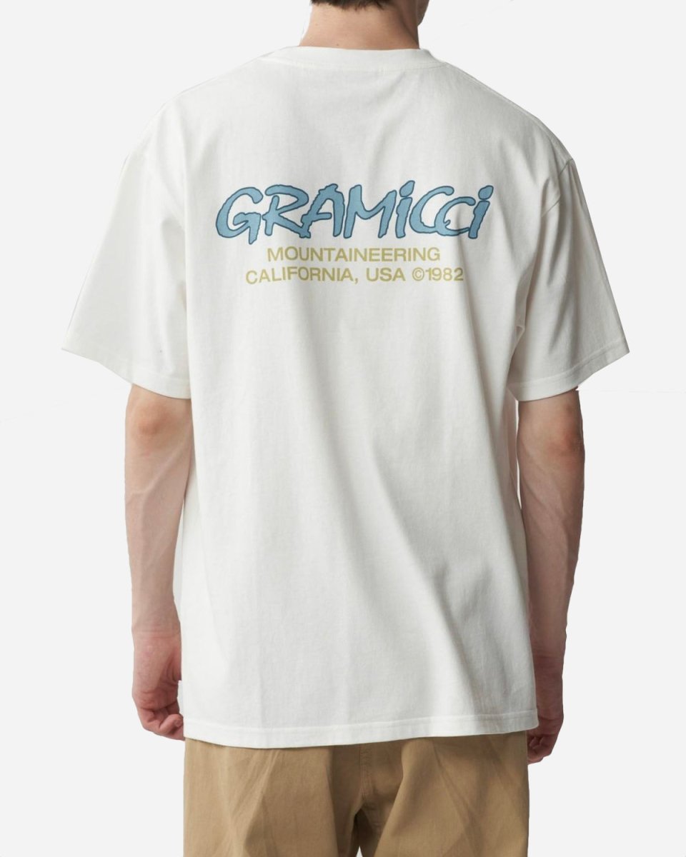 Mountaineering Tee - White/Blue