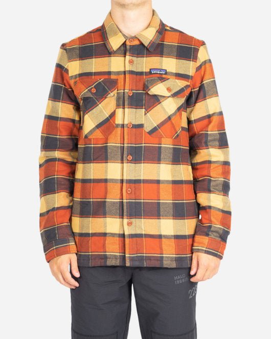 M's Insulated Fjord Flannel Jacket - Plots: Burnished Red