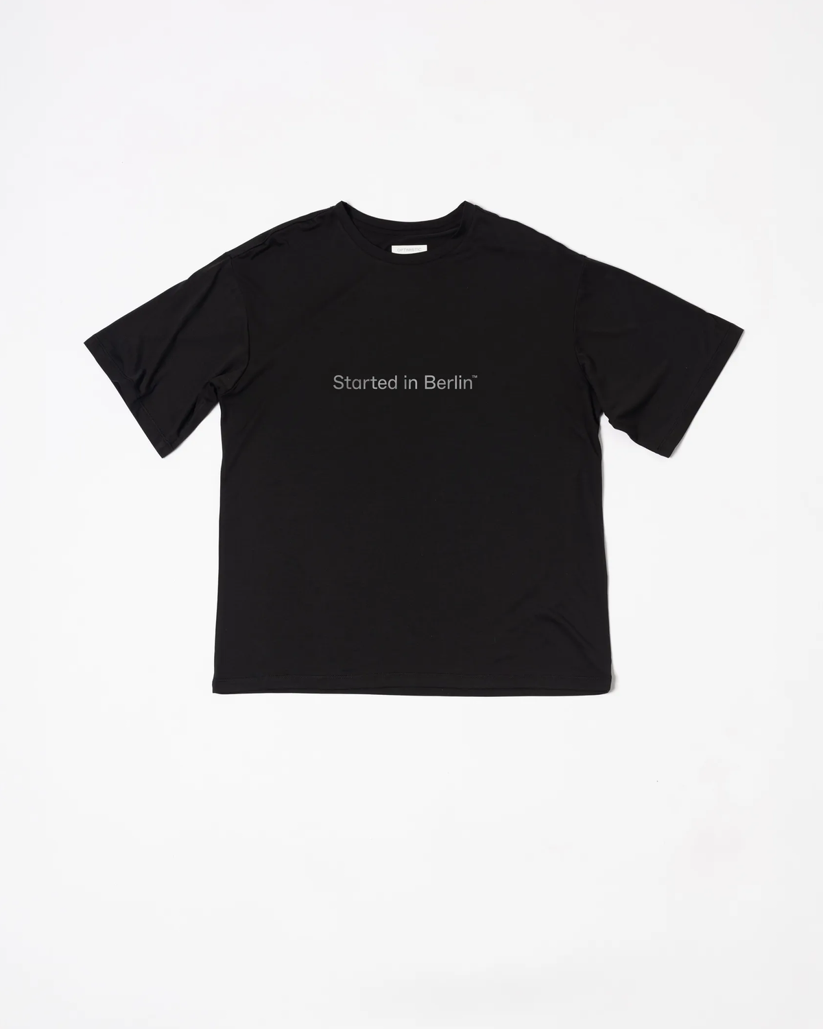 Recycled Oversized T-Shirt - Black