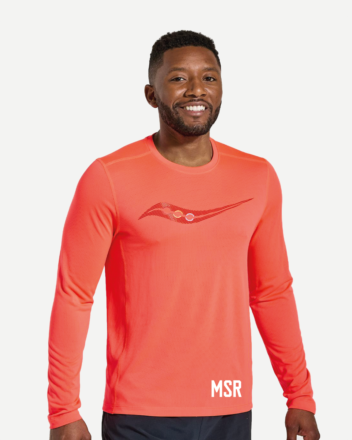 Stopwatch Graphic Long Sleeve - Vizi Red Graphic Online nu