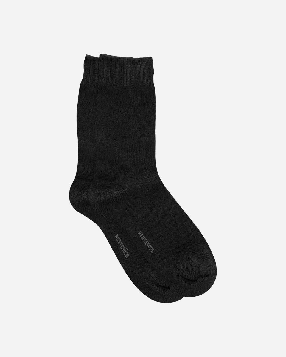 Resteröds Organ Cotton 5-pack Socks - Black Online Hot Salg