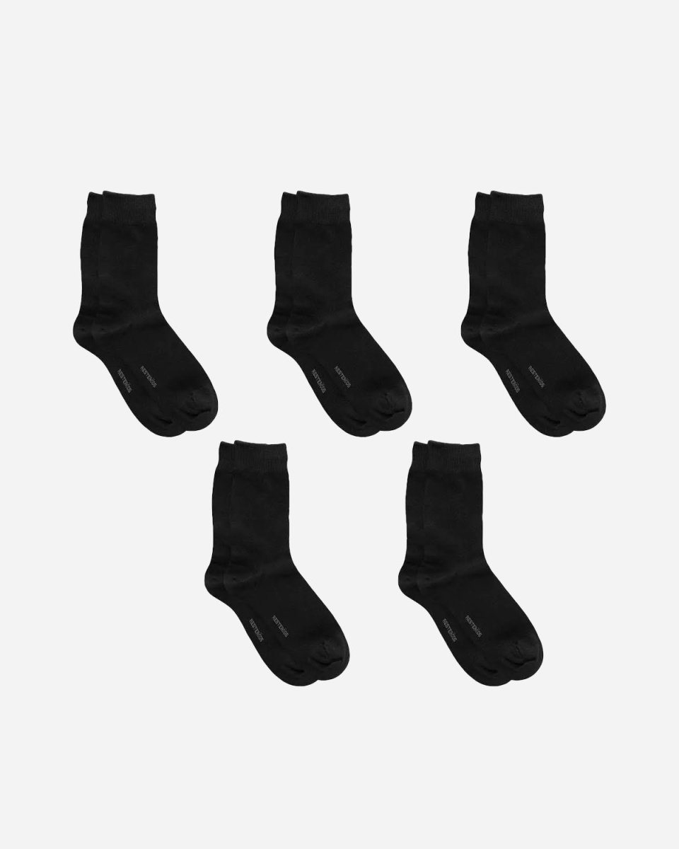 resterods-organ-cotton-5-pack-socks-black_1.jpg Resteröds Organ Cotton 5-pack Socks - Black Online Hot Salg