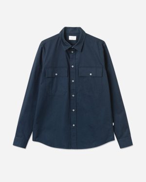 Avenir Twill Shirt - Navy