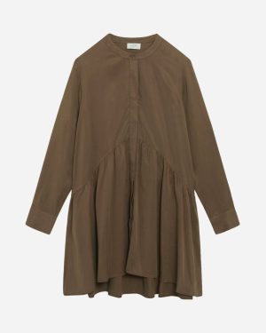 Dara LS Dress - Taupe