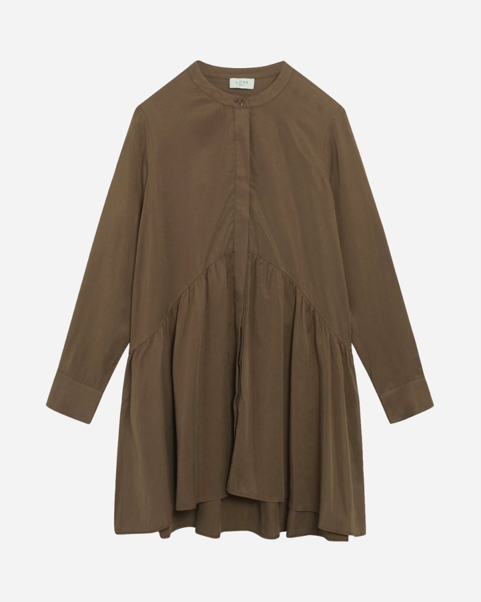 Dara LS Dress - Taupe