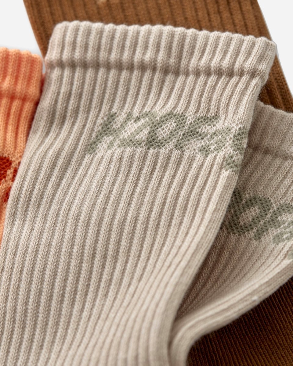 Suck Socks 3-pack - Peach/Moonbeam/Camel