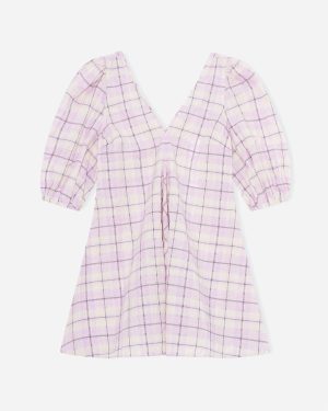 V-Neck Dress - Orchid Bloom