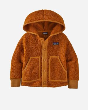 Baby Retro Pile Jacket - Wood Brown