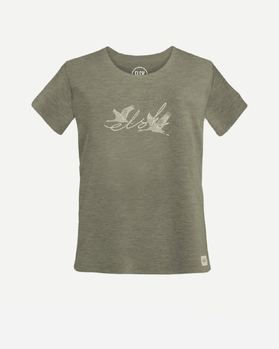 ELSK CRANE WOMEN'S TEE - Moss Green