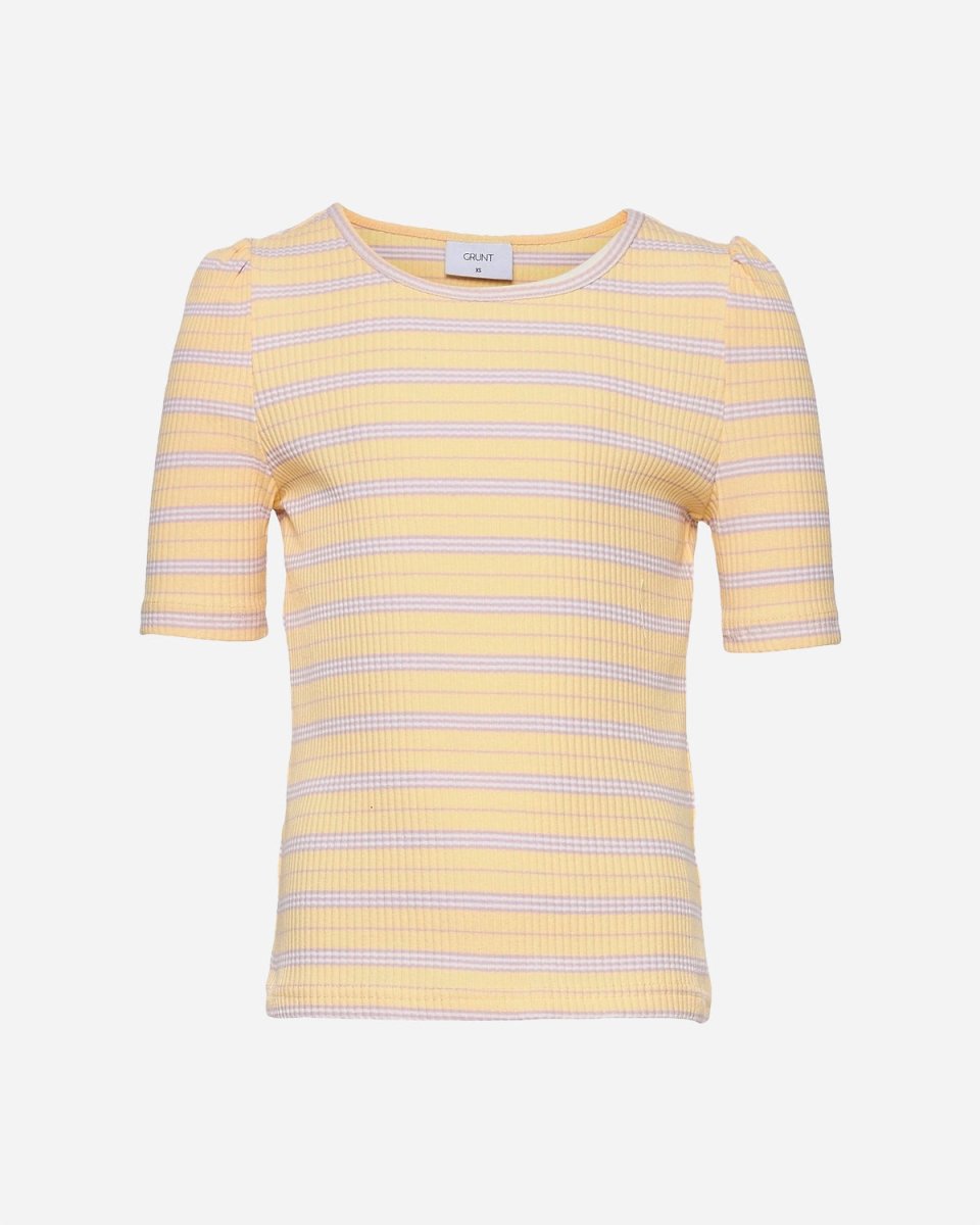 Teen Jonet Stripe Tee - Yellow på udsalg