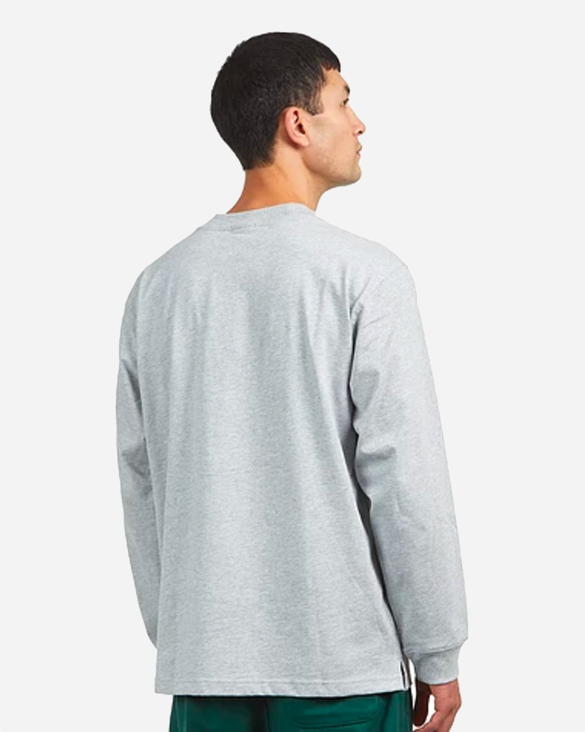 Athletics Varsity Graphic Mock Longsleeve - Athletic Grey Hot på udsalg