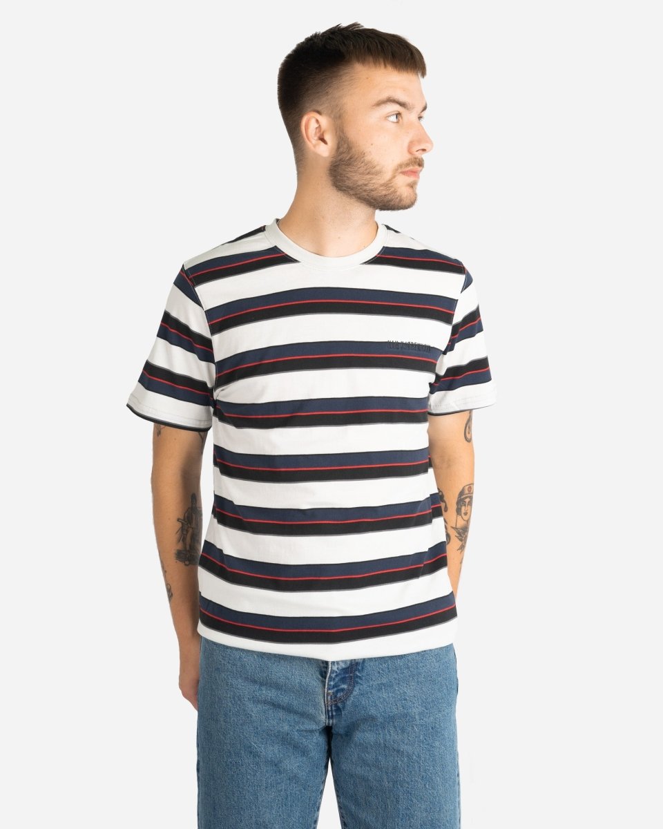Casual Tee - Grey Stripe