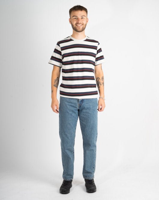 Casual Tee - Grey Stripe